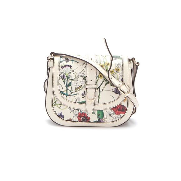 Pre Loved Gucci Nice Flora Leather Shoulder Bag women bag>Shoulder Bag